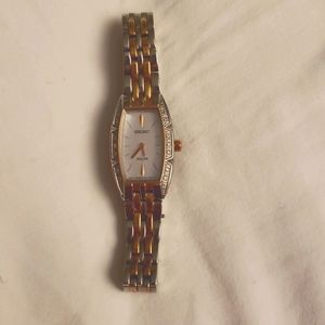 Seiko Womens Solar Watch Water Resistant Stainless